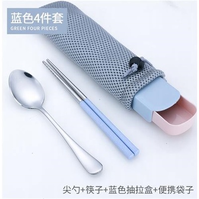 便攜袋麥香抽屜盒環(huán)保餐具套裝創(chuàng)意新款性價(jià)比10元禮品