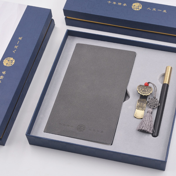 鄭州禮品公司定制文創(chuàng)特色禮品筆記本三件套