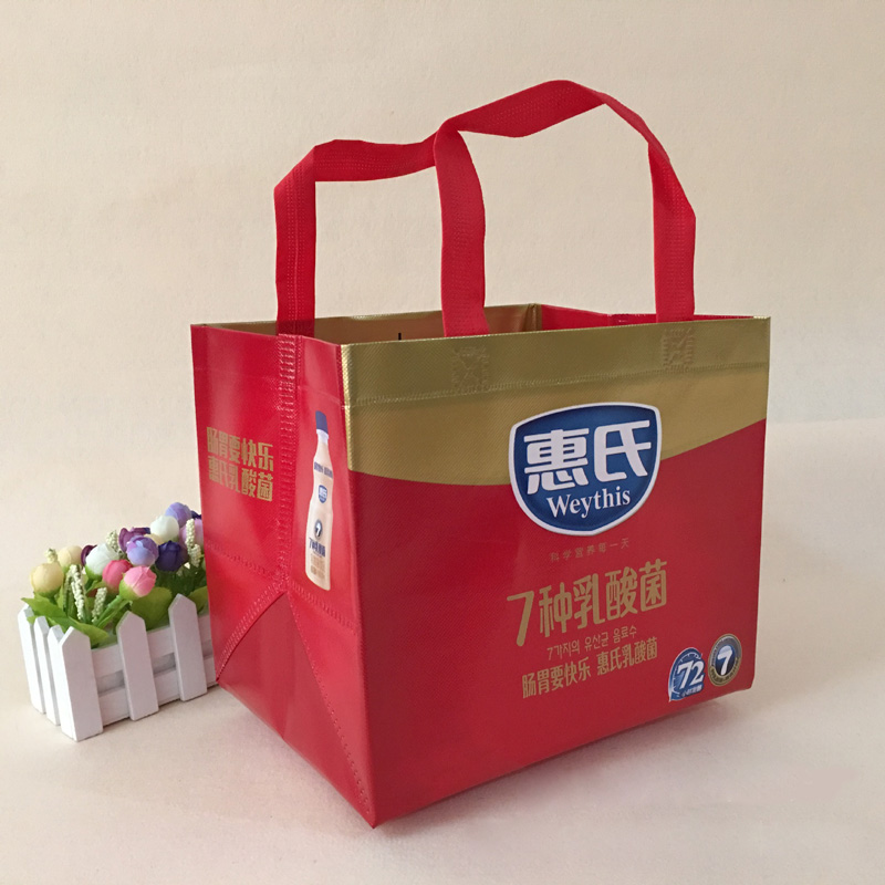 彩色印刷廣告無紡布袋彩色覆膜廣告手提袋廣告禮品宣傳包裝袋