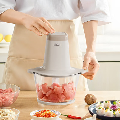 北美電器（ACA）廚房電器G20QS04J 電動絞肉機切肉機攪拌機禮品批發