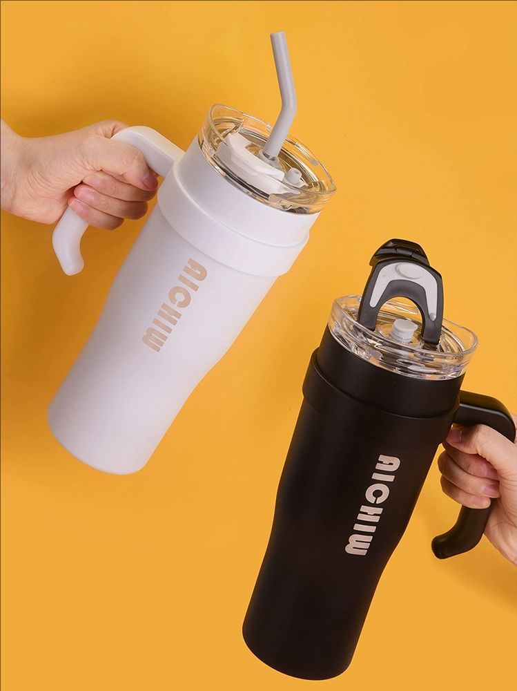 愛奇屋冰霸杯保溫杯車載巨無霸吸管杯便攜咖啡杯新款水杯AI-D157禮品批發(fā)